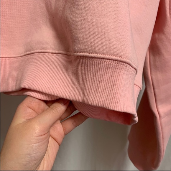 Alphalete Pink Cropped Hoodie Medium - Picture 7 of 7